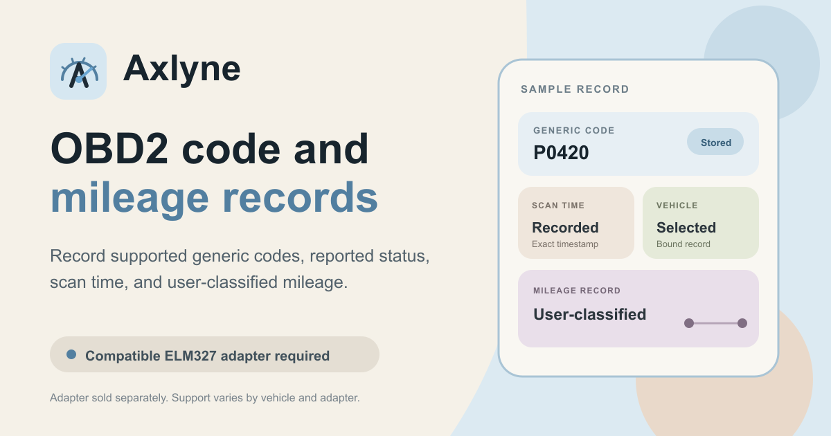 Download: Free OBD2 Scanner App for iPhone and Android | Axlyne